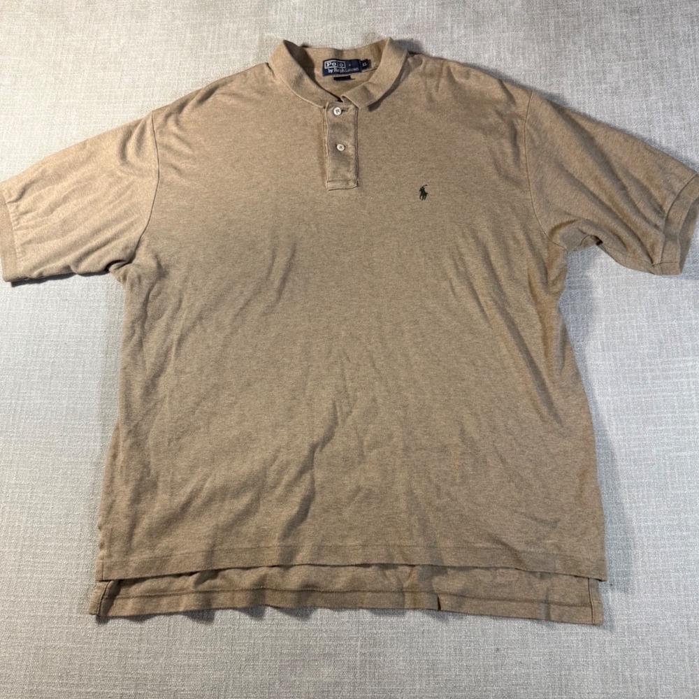 Polo Ralph Lauren Polo Shirt Short Sleeve XL Tan